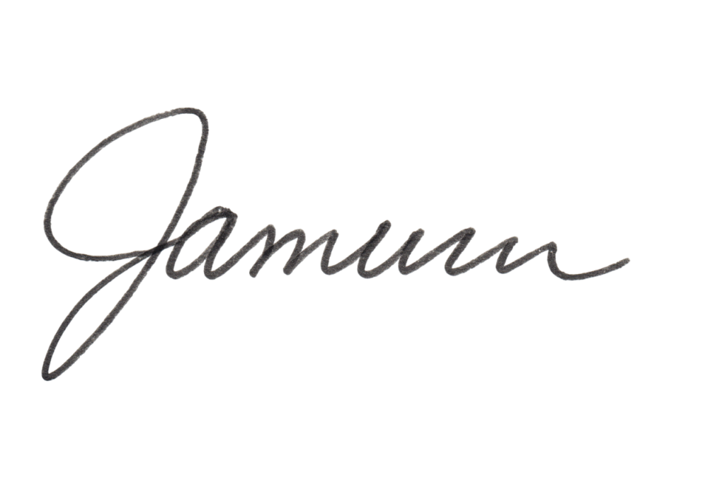 Signature image after Vector Conversion