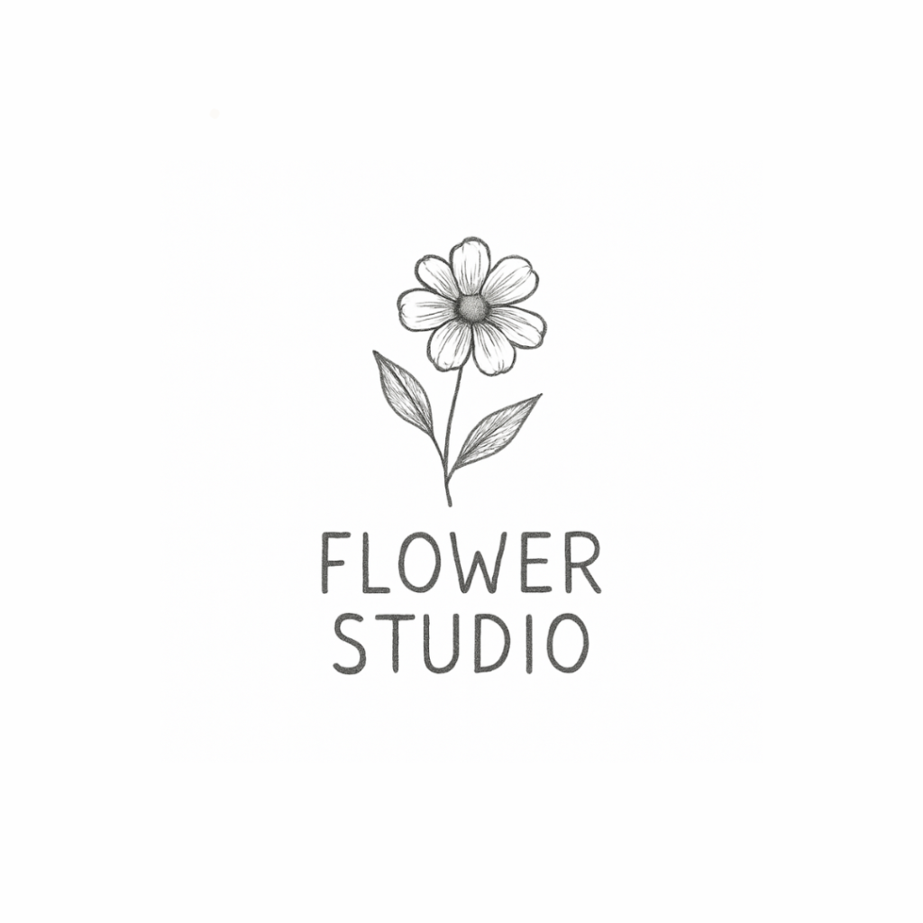 Hand-Drawn Logo before Vector Conversion