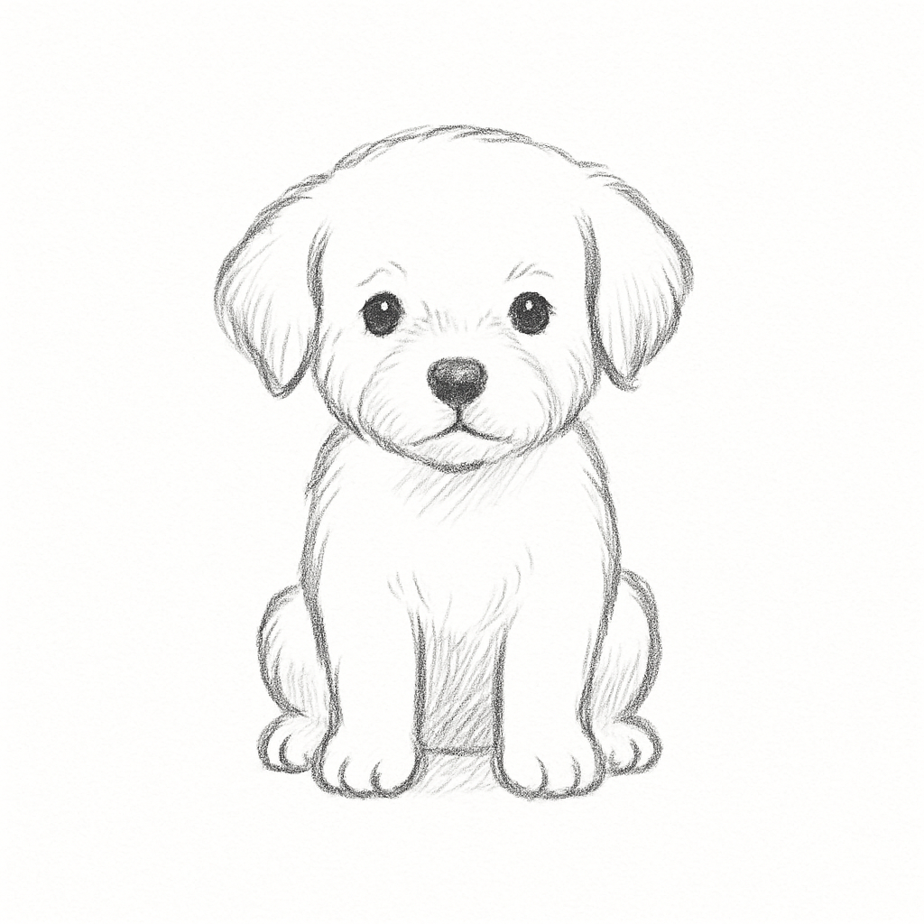 Sketch before vectorization
