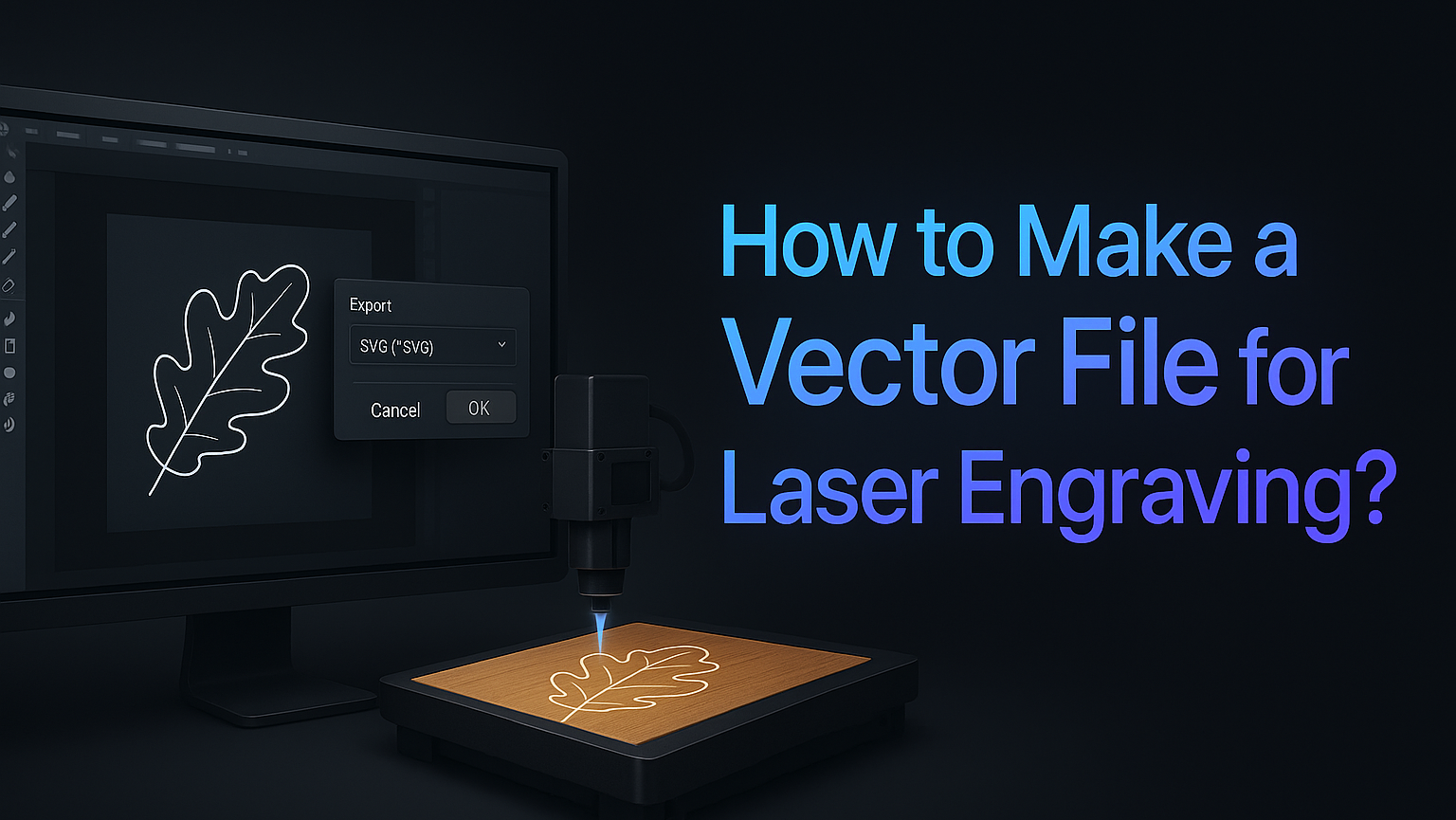 How to vectorize an image for engraving