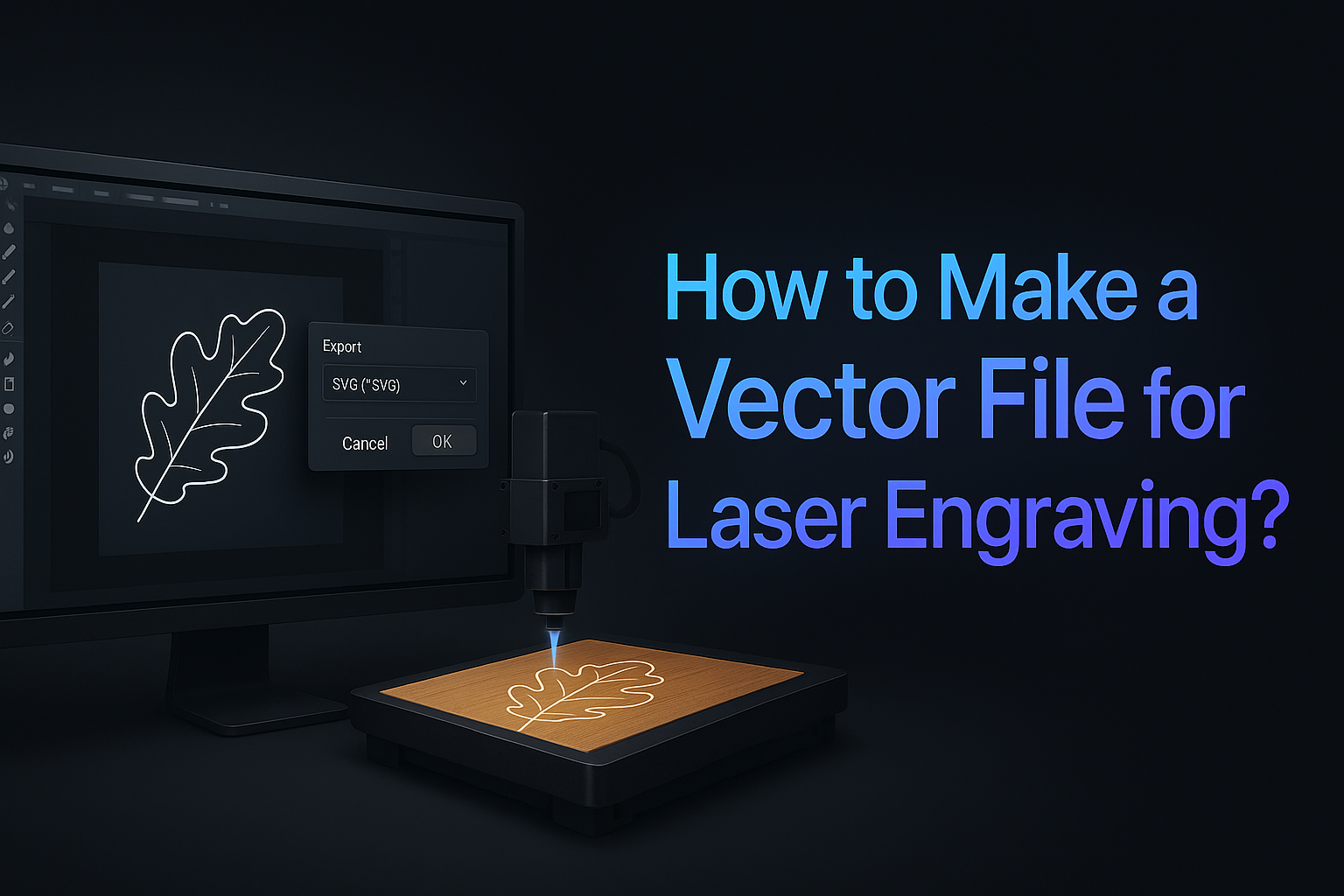 How to vectorize an image for engraving